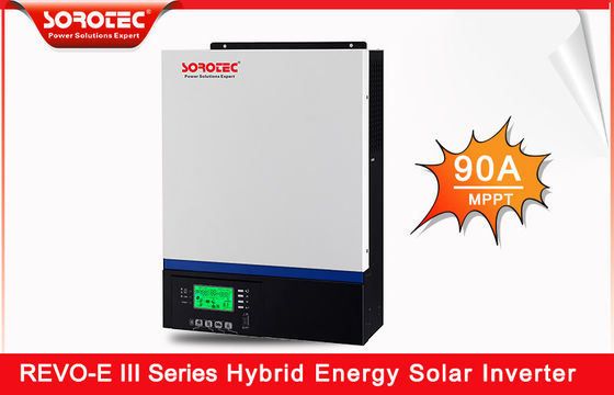 3-5.5KW REVO E PLUS Geniş PV Giriş Aralığı 120-450 VDC On / Off Grid Solar Hybrid Güç Çevirici